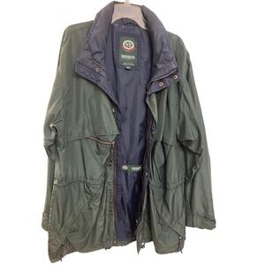 Windriver Outfitting Co Mens L G Green Navy‎ Interchangeable System Jacket Coat